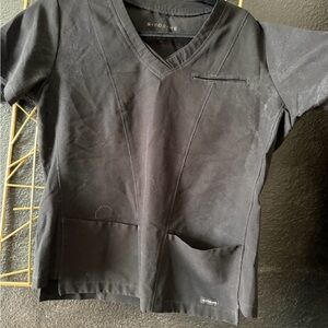 S-FOR-ME Black Scrub Set – Top & Jogger Pants (Both Size Medium)